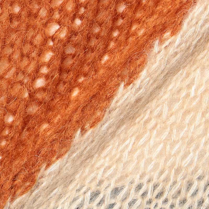 NOMA T.D. モヘヤニットカーディガン CAMEL