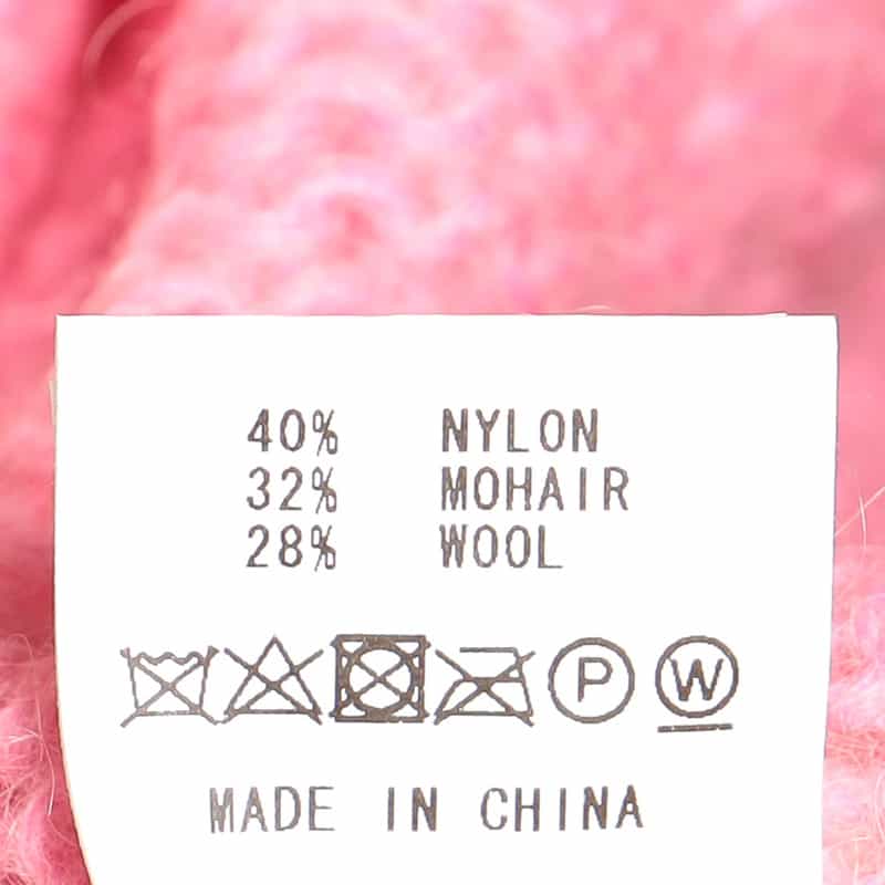 NOMA T.D. モヘヤニットカーディガン RED