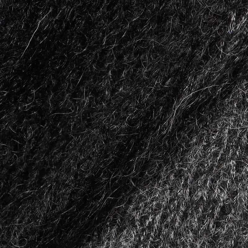 NOMA T.D. モヘヤニットカーディガン BLACK