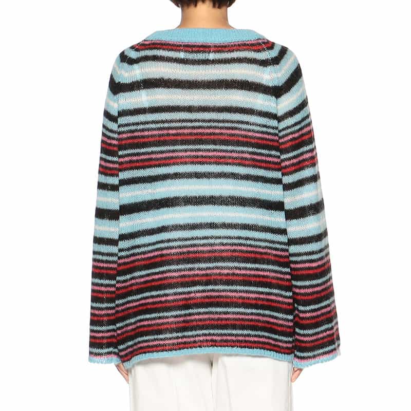 NOMA T.D. モヘヤニットプルオーバー PINK