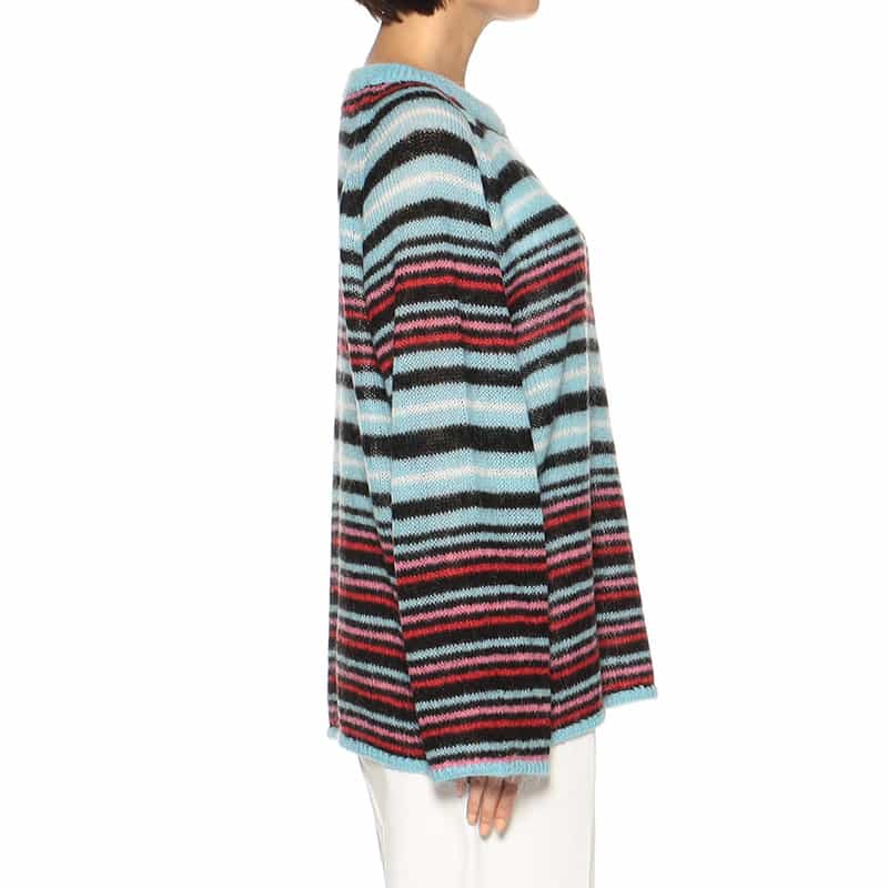 NOMA T.D. モヘヤニットプルオーバー PINK