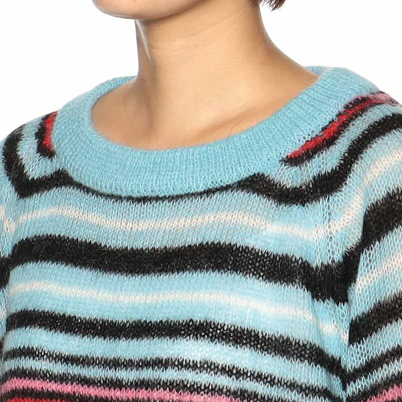 NOMA T.D. モヘヤニットプルオーバー PINK