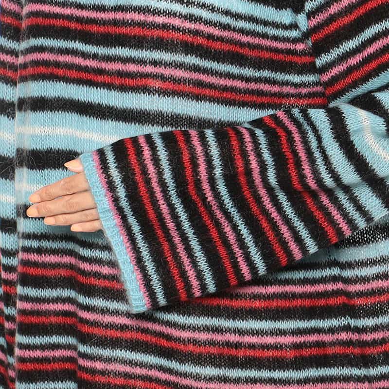 NOMA T.D. モヘヤニットプルオーバー PINK