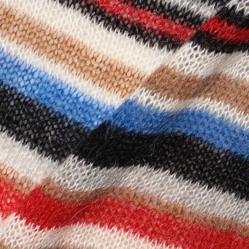 NOMA T.D. モヘヤニットプルオーバー BROWN