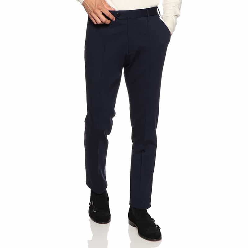 ERNE ジャージードレスパンツ NAVY