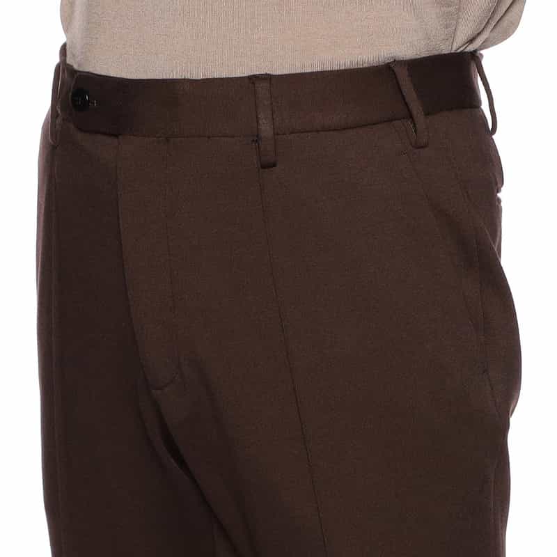 ERNE ジャージードレスパンツ BROWN