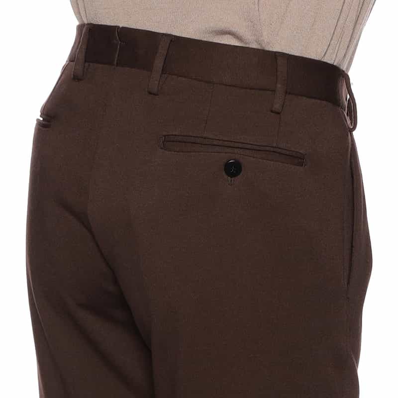 ERNE ジャージードレスパンツ BROWN