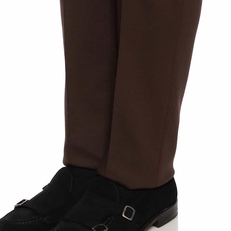 ERNE ジャージードレスパンツ BROWN