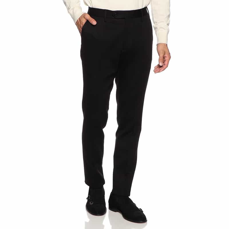 ERNE ジャージードレスパンツ BLACK