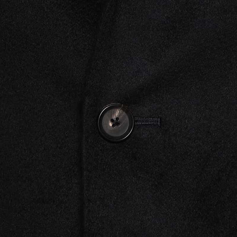 BARNEYS NEW YORK カシミヤチェスターコート NAVY