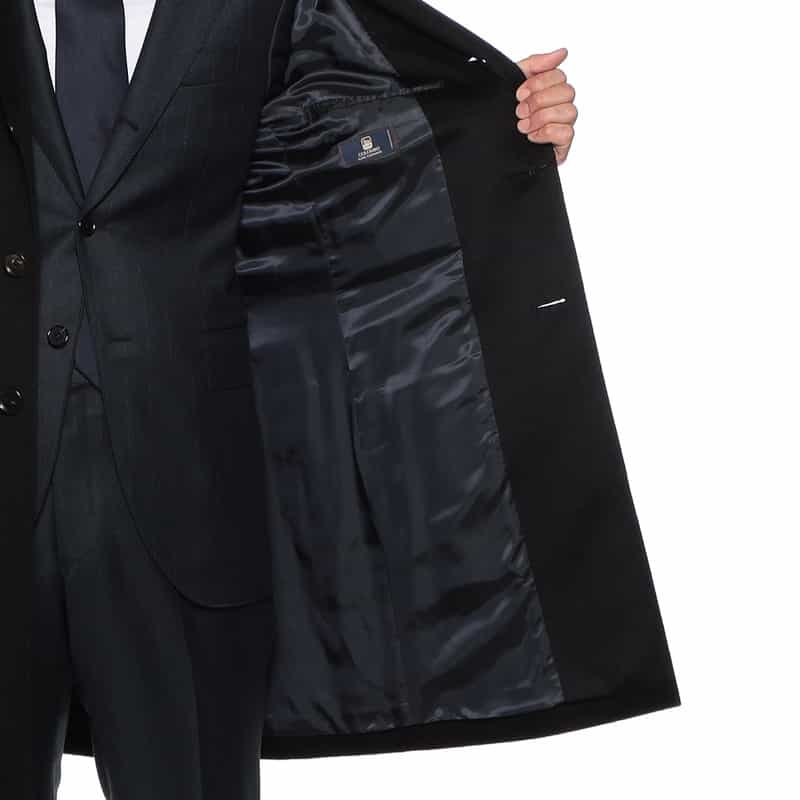 BARNEYS NEW YORK カシミヤチェスターコート NAVY