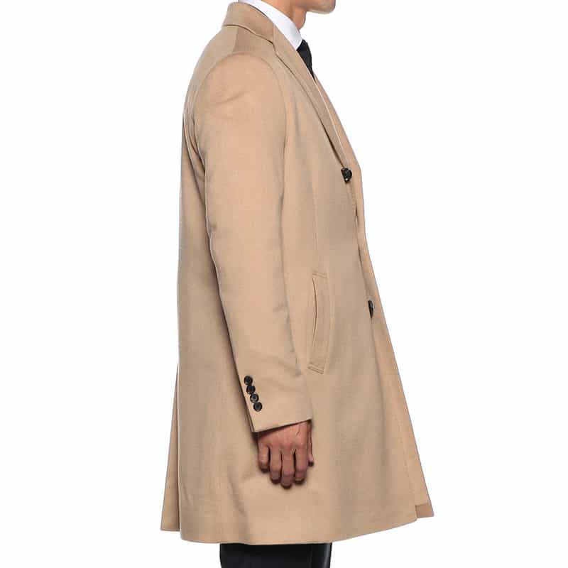 BARNEYS NEW YORK カシミヤチェスターコート CAMEL