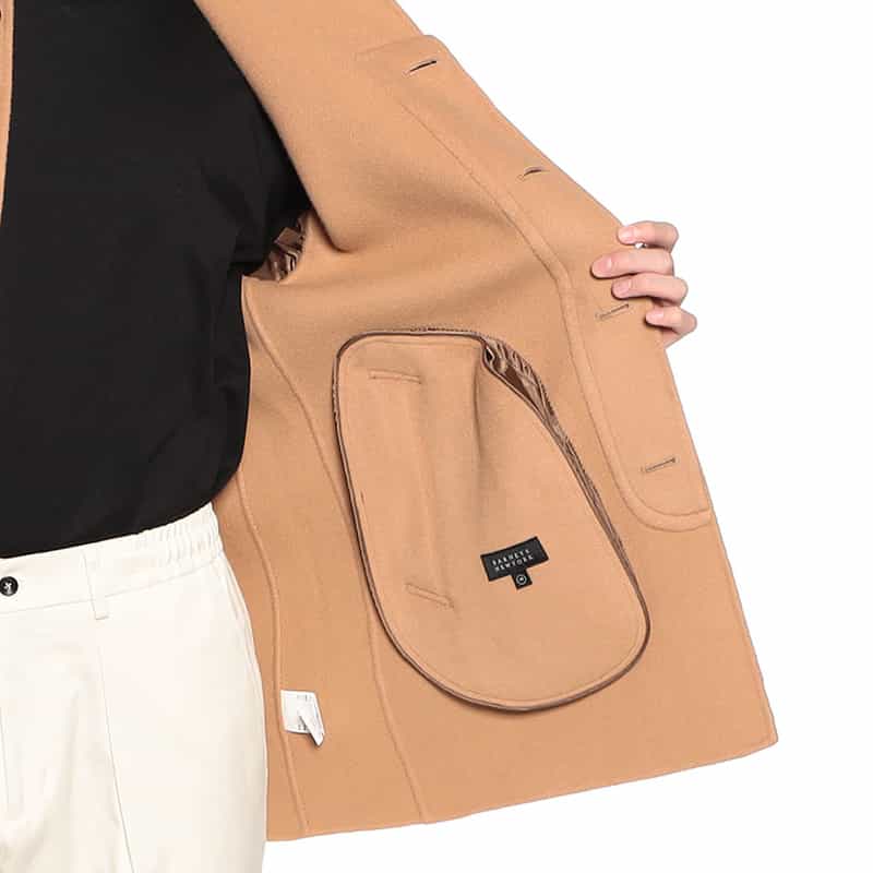 BARNEYS NEW YORK ダブルフェイスカーコート BEIGE