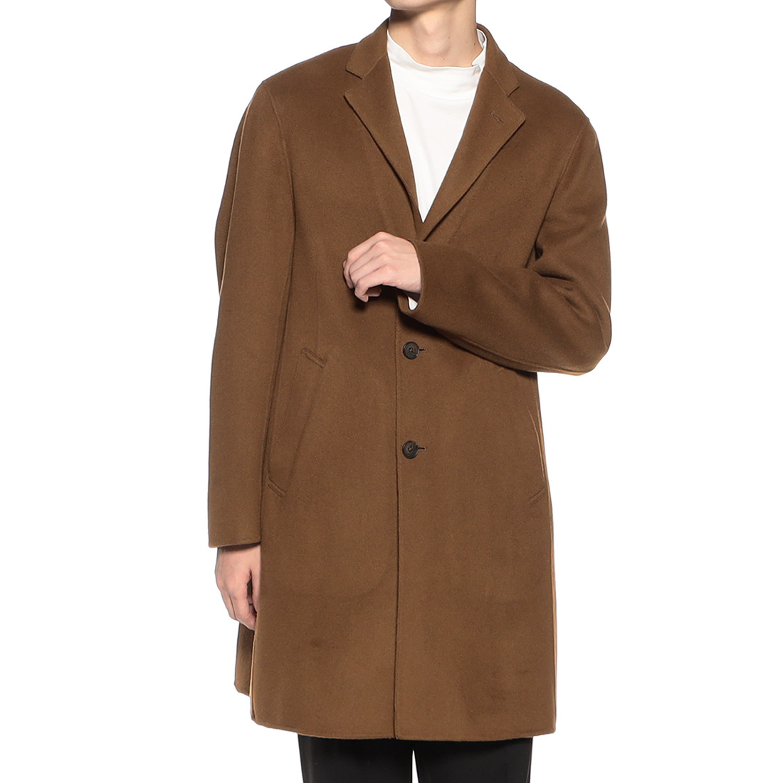 ダブルフェイスチェスターコート