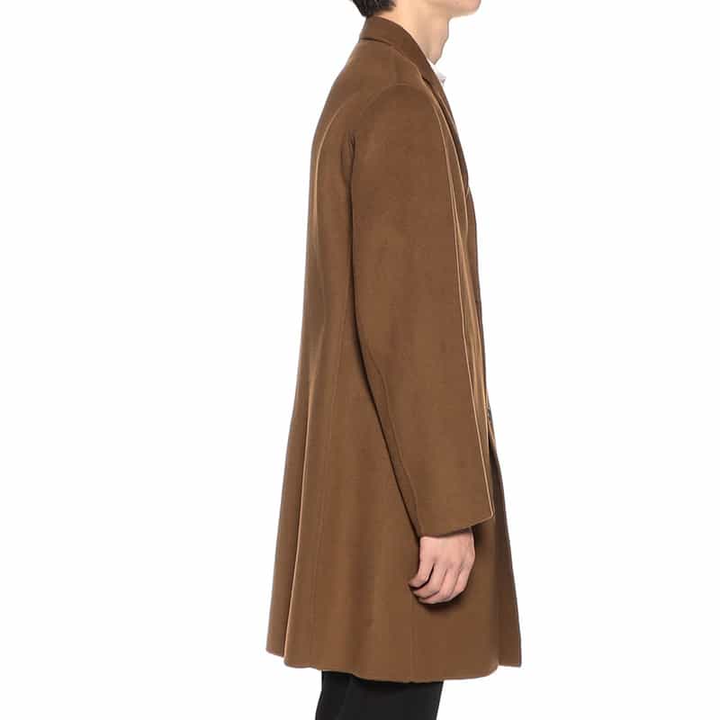 BARNEYS NEW YORK ダブルフェイスチェスターコート BROWN