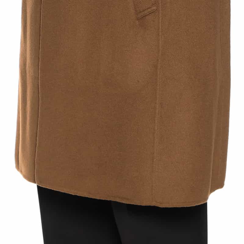 BARNEYS NEW YORK ダブルフェイスチェスターコート BROWN