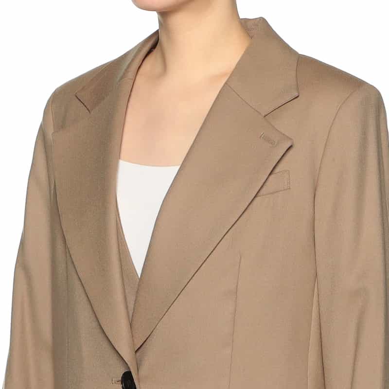 BARNEYS NEW YORK セットアップテーラードジャケット CAMEL