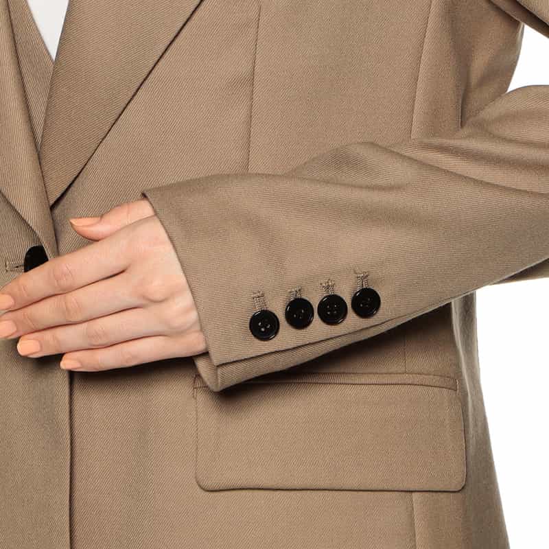 BARNEYS NEW YORK セットアップテーラードジャケット CAMEL