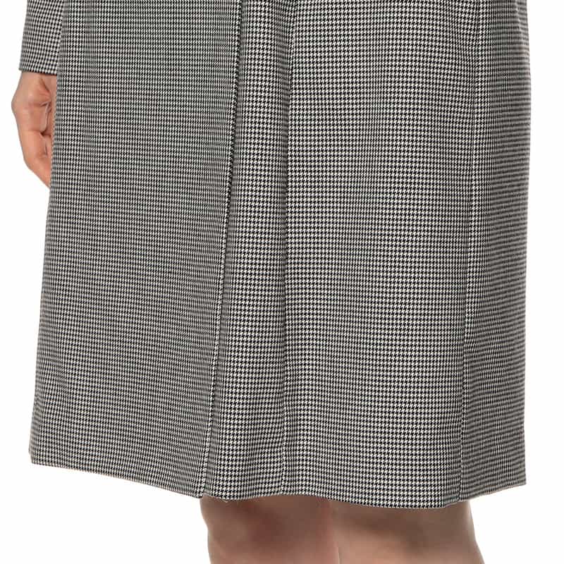 BARNEYS NEW YORK 千鳥格子柄ジャケットドレス GRAY