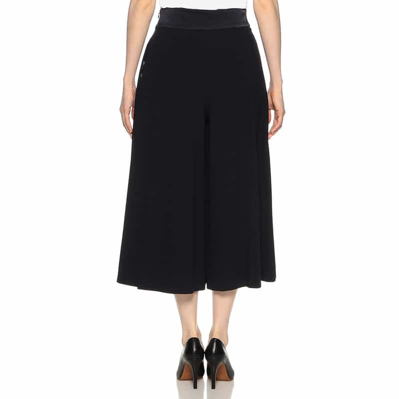 BARNEYS NEW YORK セットアップ クロップドワイドパンツ NAVY