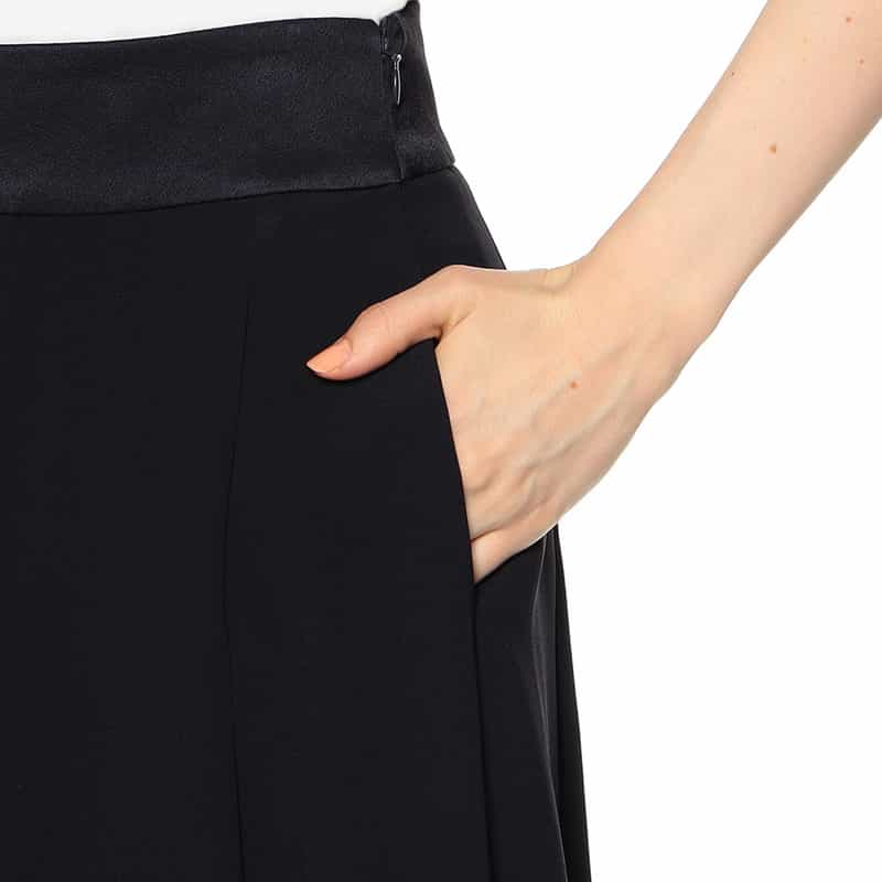 BARNEYS NEW YORK セットアップ クロップドワイドパンツ NAVY