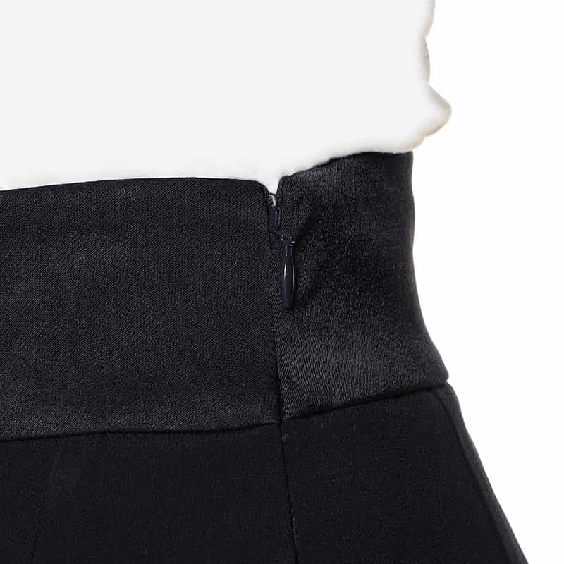 BARNEYS NEW YORK セットアップ クロップドワイドパンツ NAVY