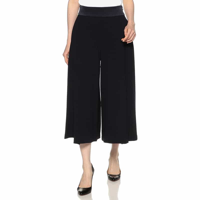 BARNEYS NEW YORK セットアップ クロップドワイドパンツ NAVY