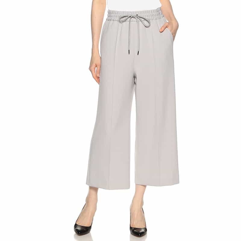 BARNEYS NEW YORK セットアップ ドローストリング クロップドパンツ LIGHT GRAY