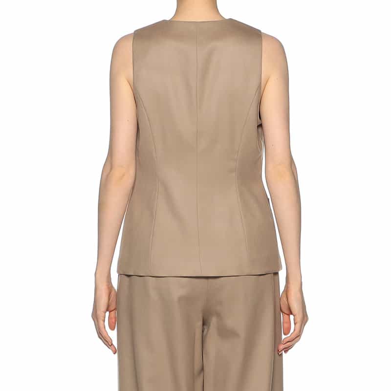 BARNEYS NEW YORK セットアップテーラードベスト CAMEL