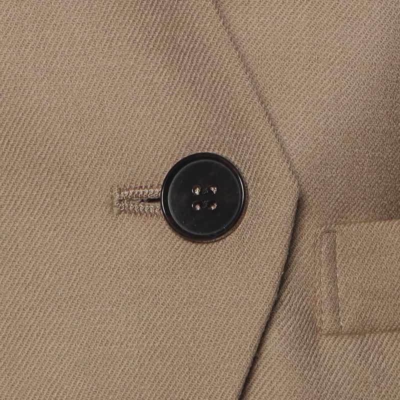 BARNEYS NEW YORK セットアップテーラードベスト CAMEL