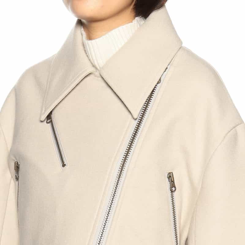COGTHEBIGSMOKE バイカージャケット LIGHT GRAY