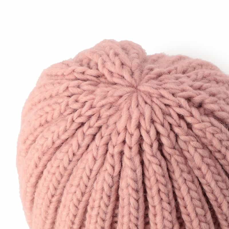 BARNEYS NEW YORK リブニットキャップ PINK