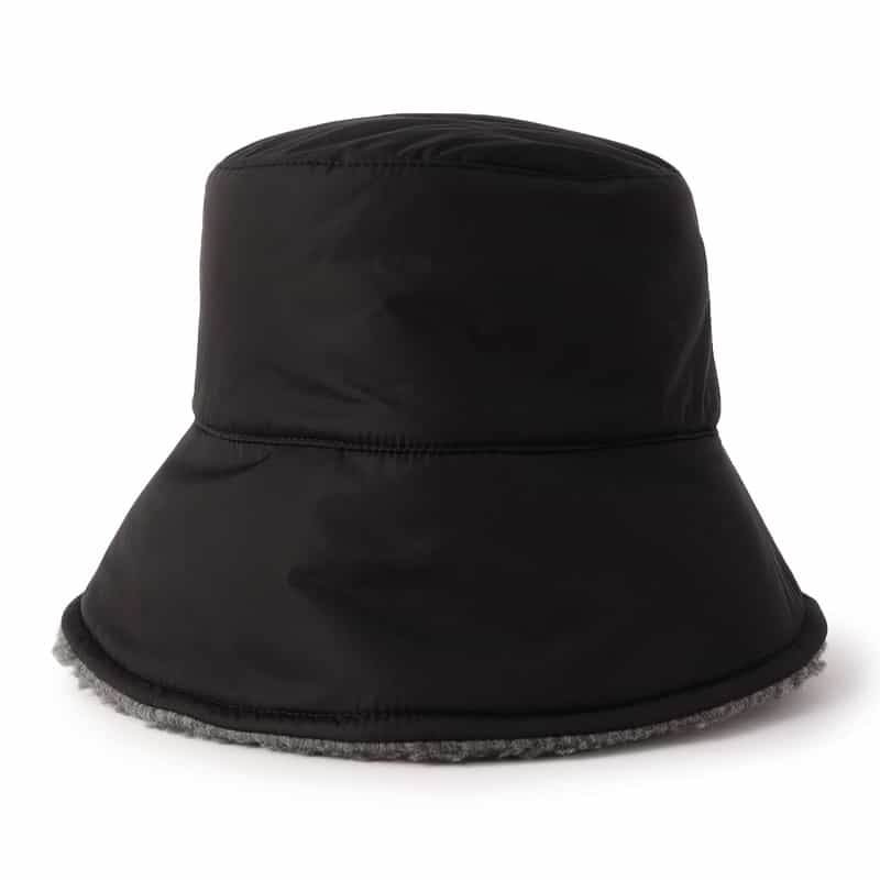 BARNEYS NEW YORK リバーシブル バケットハット GRAY