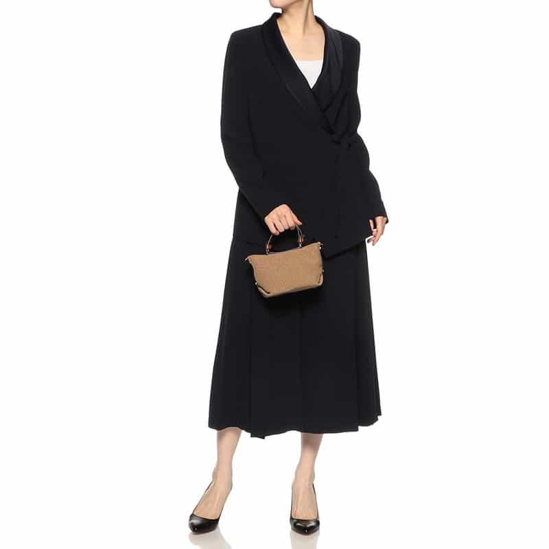 BARNEYS NEW YORK 2WAYキャンバス ミニハンドバッグ BROWN