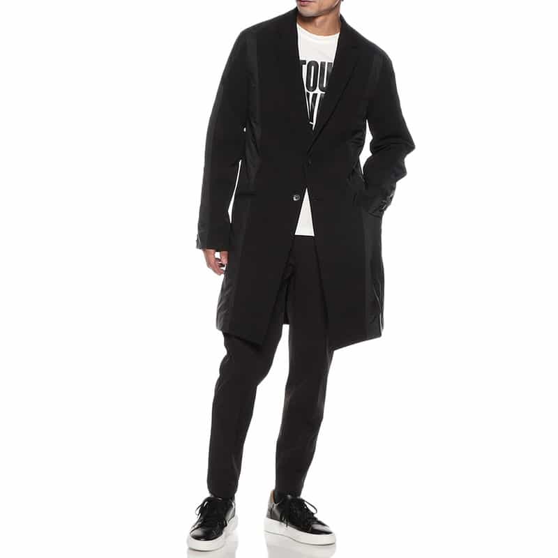 CITERA バーニーズ　ニューヨーク限定セットアップチェスターコート BLACK