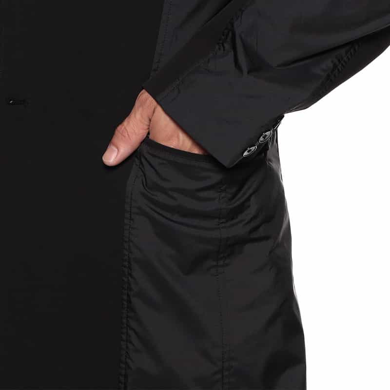 CITERA バーニーズ　ニューヨーク限定セットアップチェスターコート BLACK