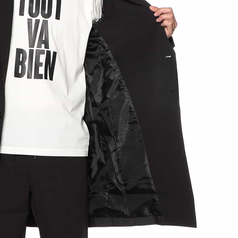 CITERA バーニーズ　ニューヨーク限定セットアップチェスターコート BLACK