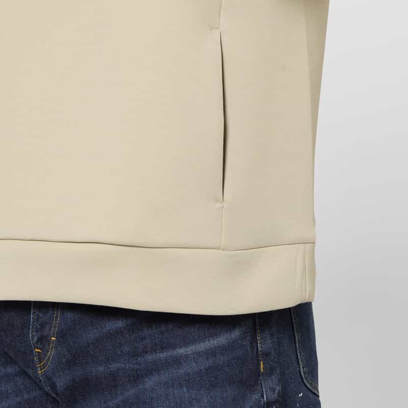 BARNEYS NEW YORK ダンボールニット素材クルーネックニットプルオーバー BEIGE