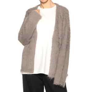 ウォッシャブル フェザーニットカーディガン