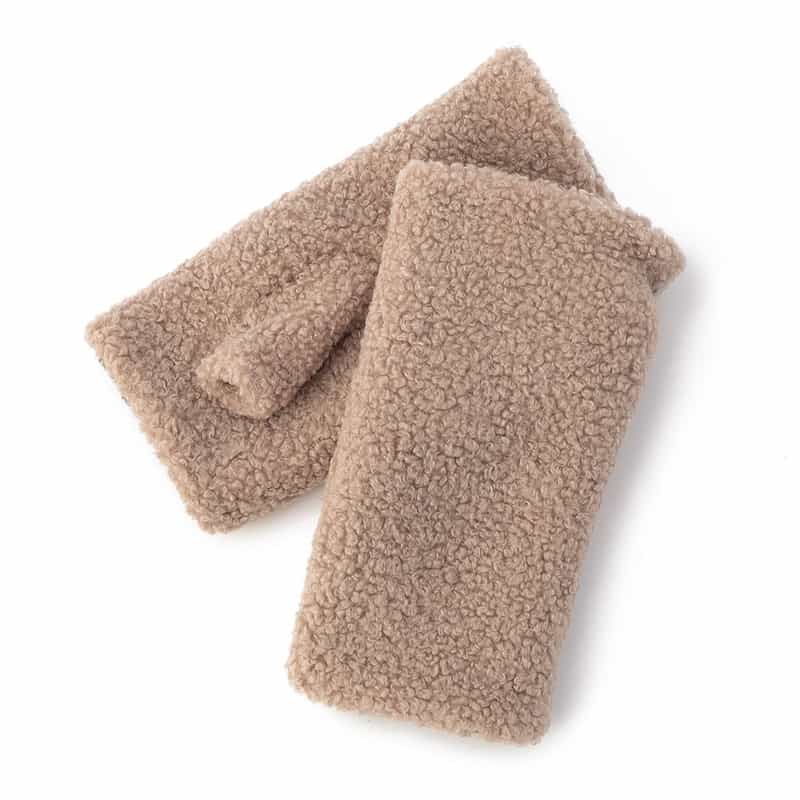 ALPO エコムートン フィンガーレスグローブ BEIGE