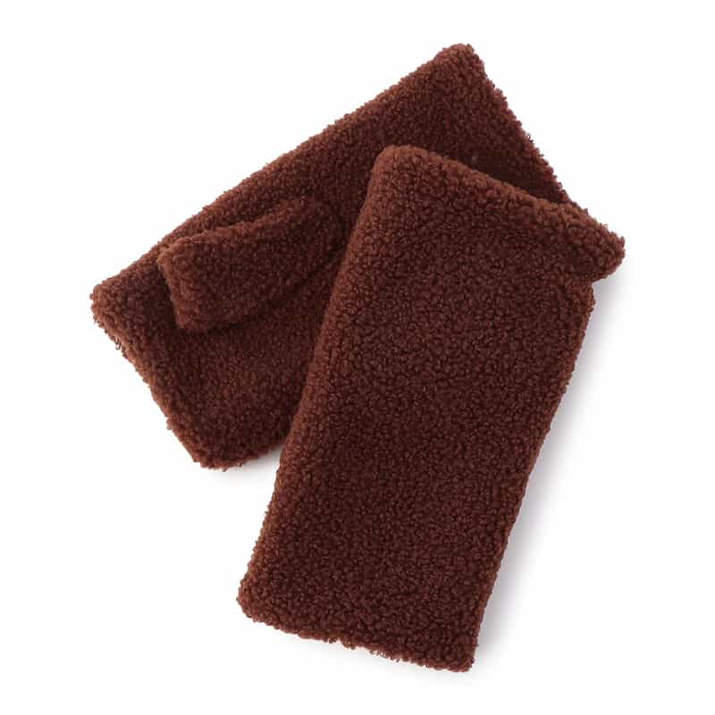 ALPO エコムートン フィンガーレスグローブ BROWN