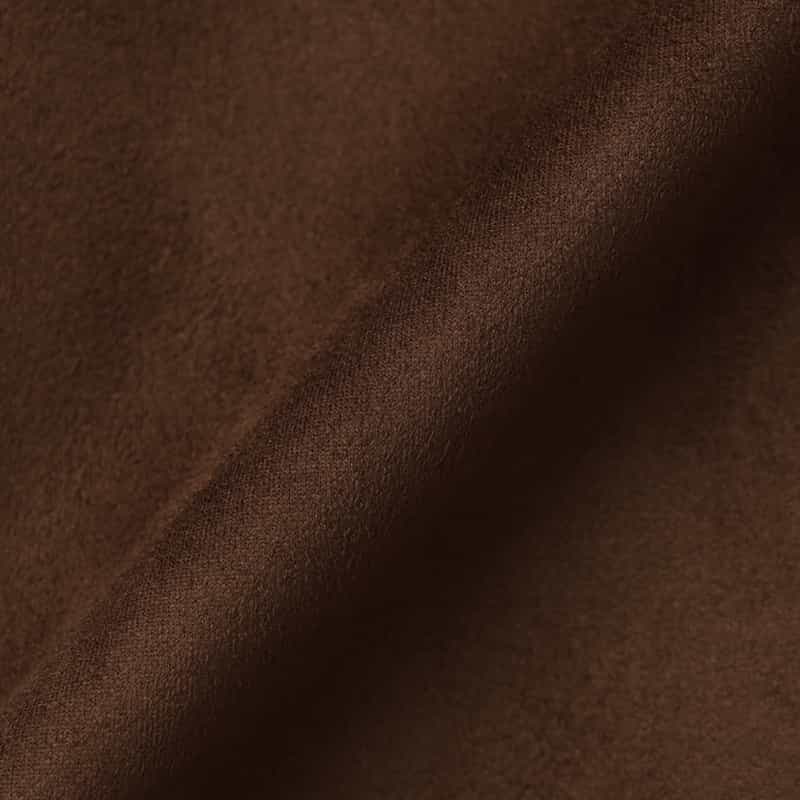 BARNEYS NEW YORK ダンボールニット素材スエードスカート BROWN