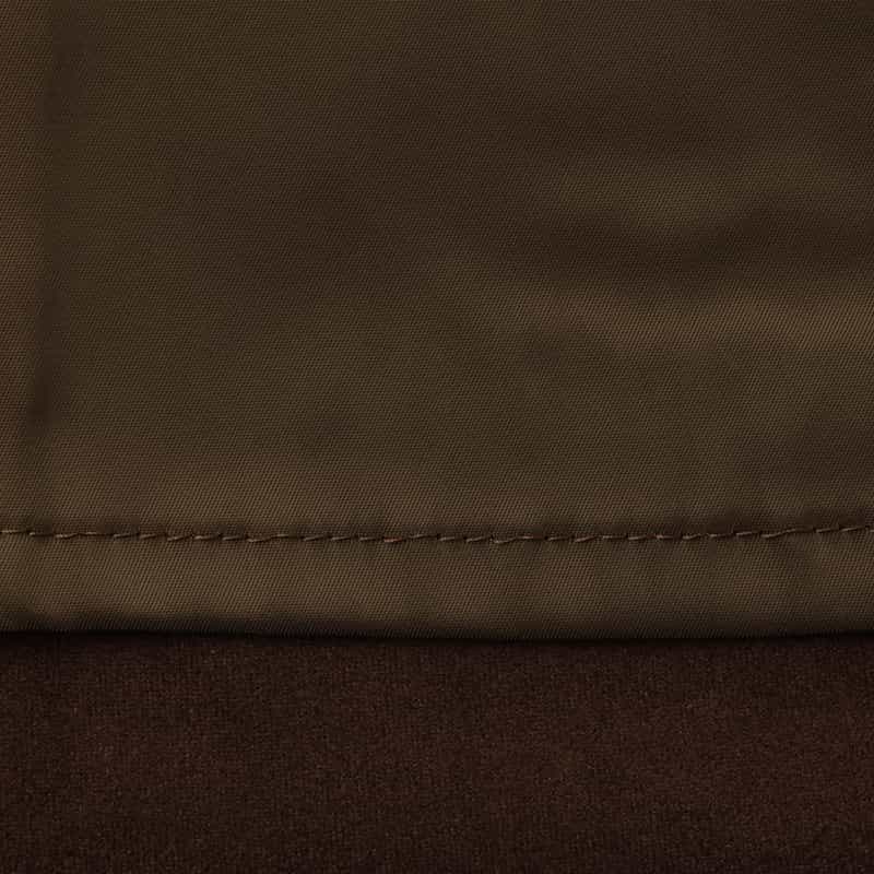 BARNEYS NEW YORK ダンボールニット素材スエードスカート BROWN