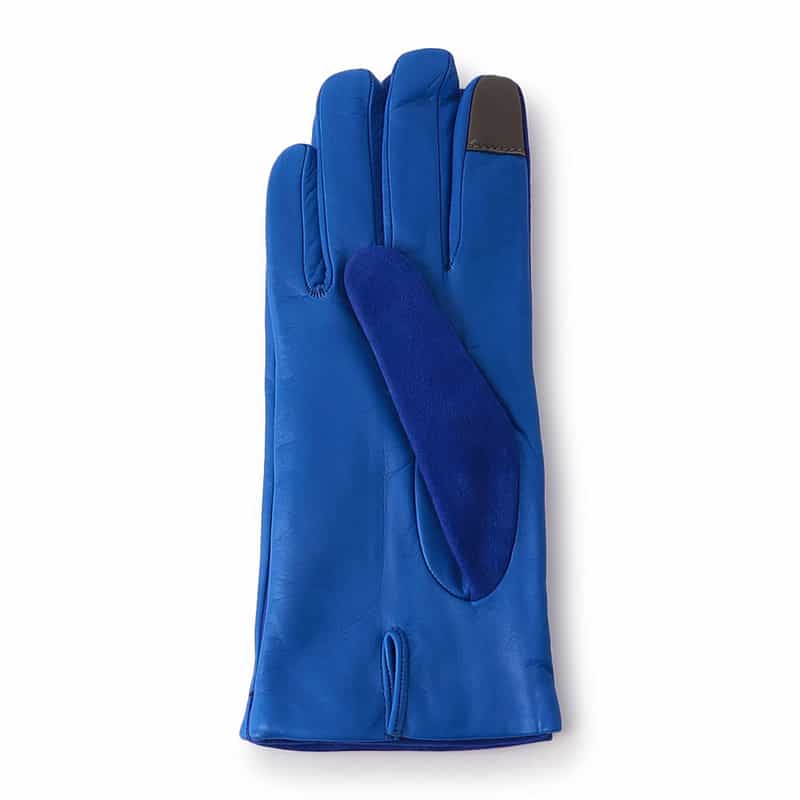 BARNEYS NEW YORK レザーグローブ（タッチパネル対応） BLUE