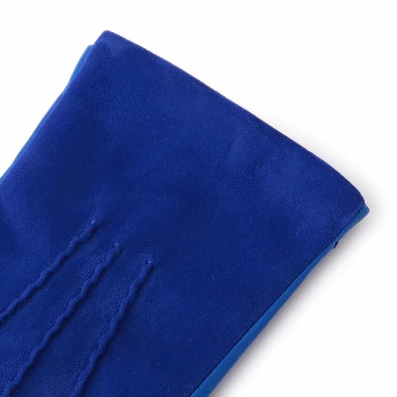 BARNEYS NEW YORK レザーグローブ（タッチパネル対応） BLUE