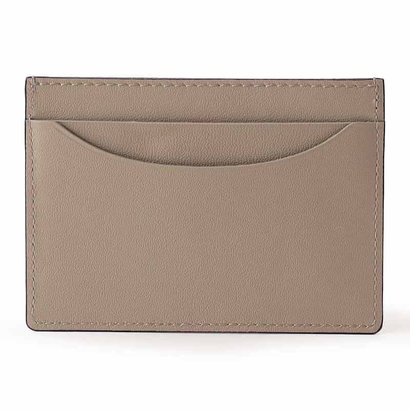 BARNEYS NEW YORK ロゴカードケース GRAY BEIGE