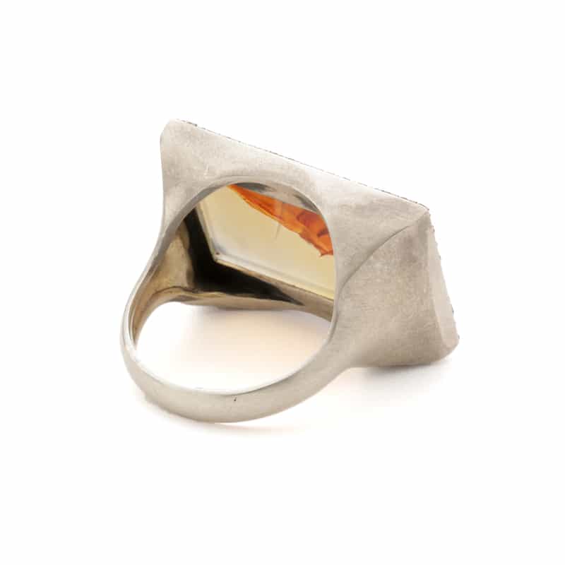 ADLIN HUE リング （ピクチャーアゲート、ダイヤモンド） NONE