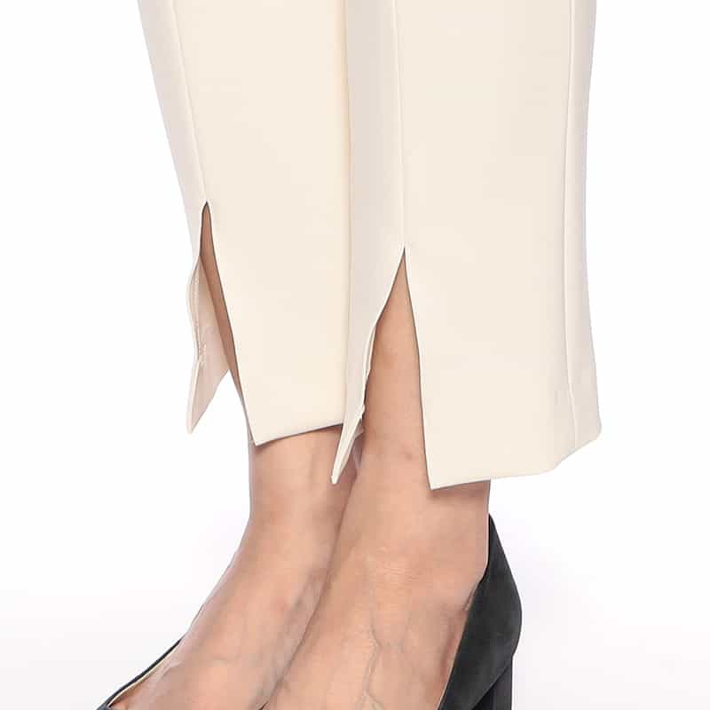 BARNEYS NEW YORK ウォッシャブル レギンスパンツ IVORY