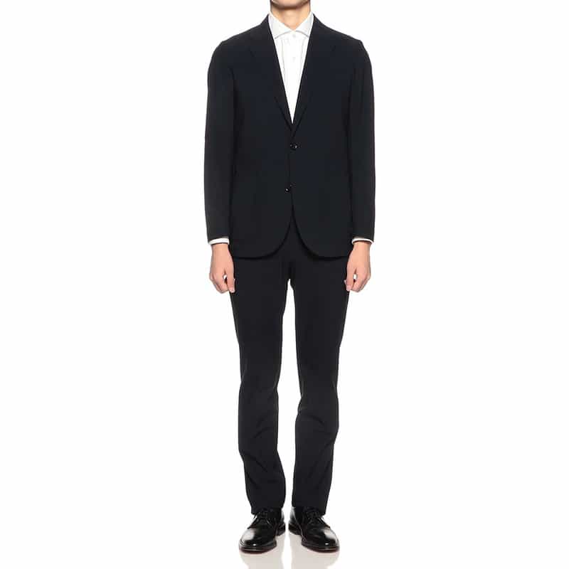 BARNEYS NEW YORK セットアップジャージージャケット NAVY