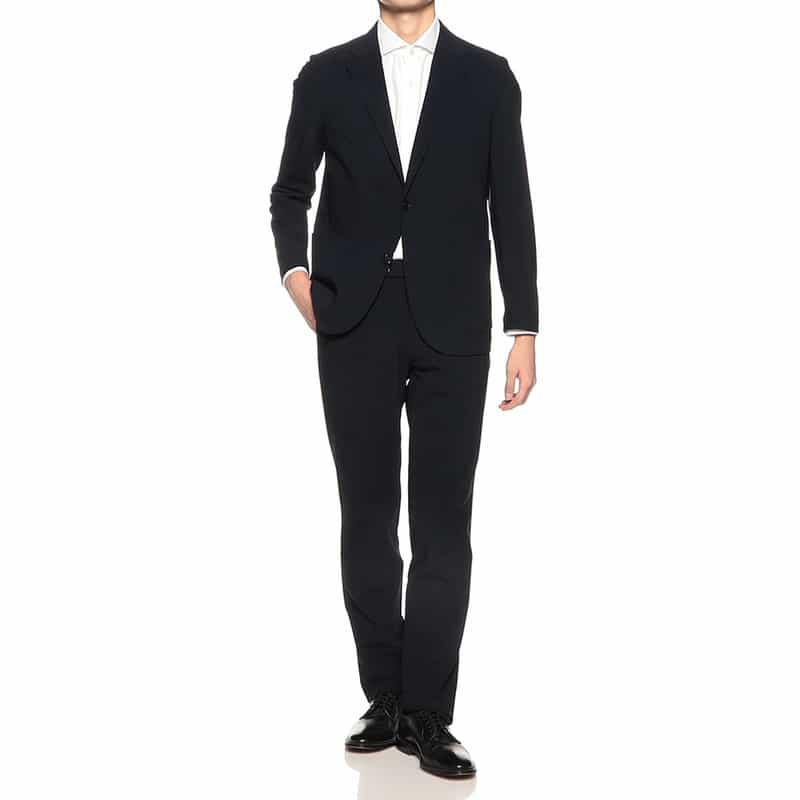 BARNEYS NEW YORK セットアップジャージーパンツ NAVY